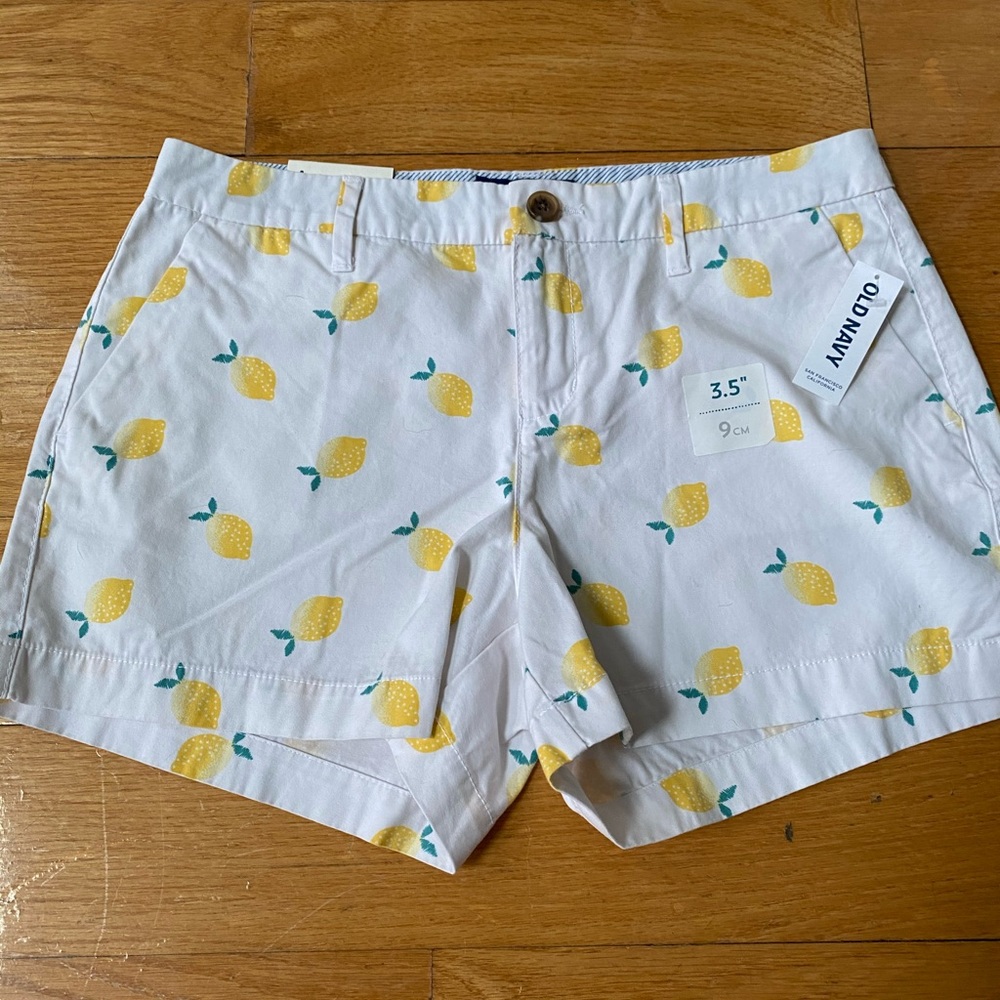 Yellow Lemon Shorts